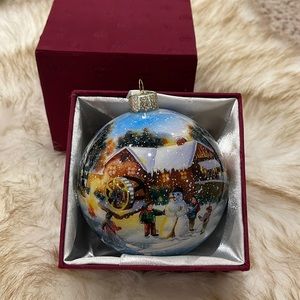 Merck Family Old World Christmas Winter Lake Edition